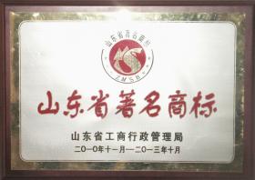 2010年，“體恒健”被 山東省工商行政管理局評為“山東省著名商標”